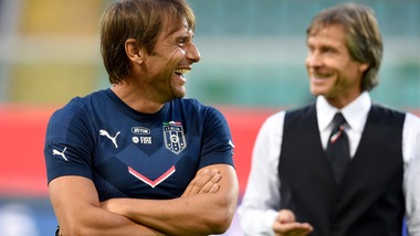 L'Italia si allena al Renzo Barbera: che sorrisi per Conte