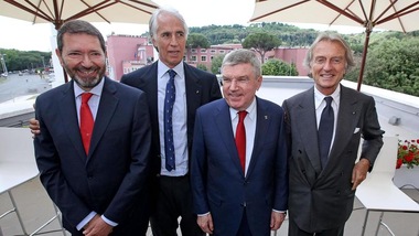 Roma 2024, Malagò e Montezemolo in Campidoglio da Marino