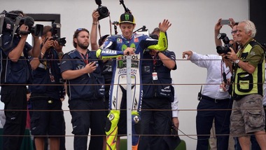 MotoGp Yamaha, Rossi: «Peccato per il podio, ma è un buon risultato»