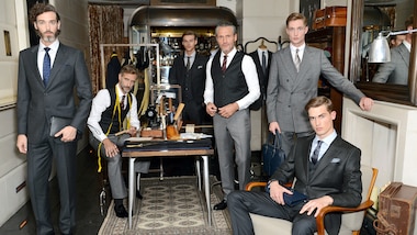 L'evento di lancio della nuova campagna Giorgio Armani Made to Measure a Londra