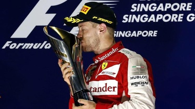 F1 Ferrari, Vettel: «Grande weekend, grazie al team»
