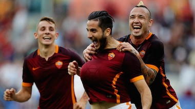 Roma-Carpi 5-1, infortuni per Dzeko, Totti e Keita