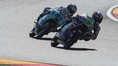 Moto3 Aragon, Kent davanti nel warm up