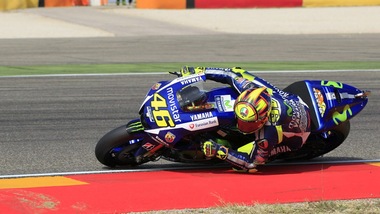 MotoGp Aragon, Rossi: «Pedrosa più bravo di me»