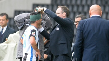 Di Natale dal chirurgo: 25 punti al sopracciglio