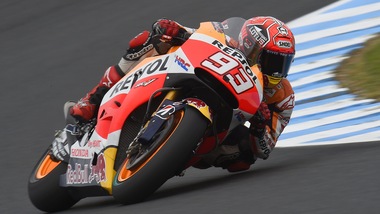 MotoGp Australia, Rossi solo nono: domina Marquez