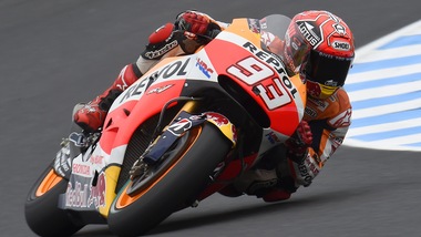 MotoGp Australia, Marquez primo nelle ultime libere