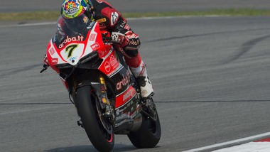 SBK Ducati, Davies: «Trend positivo nei test di Aragon»