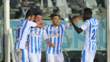 Pescara, Forte-gol piega la Pro Vercelli