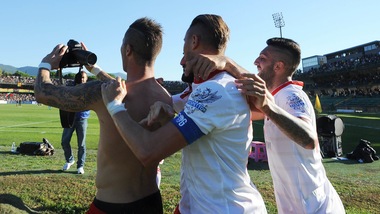 Ternana-Perugia, Ardemagni decide il derby: selfie sotto la curva
