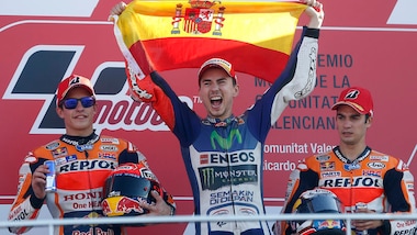 MotoGP: Rossi, Lorenzo, Marquez e il "biscottone" spagnolo