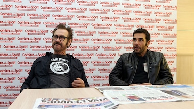 Giallini-Leo: «La Roma sempre con noi, anche sul set»