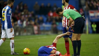 Atletico Madrid, Tiago operato. Fuori quattro mesi.