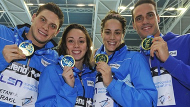 Nuoto, Europei vasca corta, 3 medaglie per l'Italia, c'è anche un oro