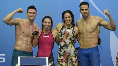 Nuoto, Europei vasca corta, oro azzurro staffetta 4X50 sl mista