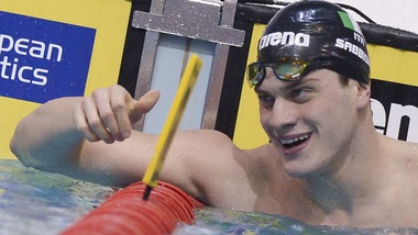 Nuoto, Europei vasca corta: Sabbioni argento nei 50 dorso