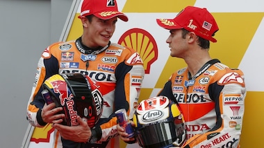 MotoGp, Honda: Pedrosa e Marquez fanno festa a Motegi