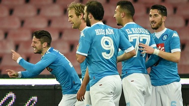 Coppa Italia, Napoli-Verona 3-0: ai quarti con l'Inter