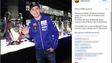 MotoGp, Lorenzo in posa con la Champions
