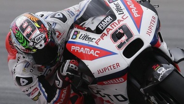 MotoGp Pramac, Petrucci: «Buon risultato nei test»