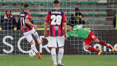 Serie B, Bari-Crotone 2-3: Maniero segna e poi va in porta