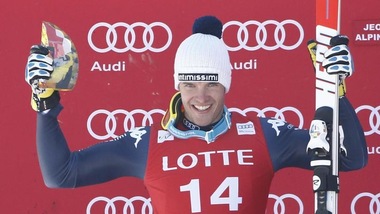 Sci, Innerhofer secondo nel SuperG in Corea del Sud