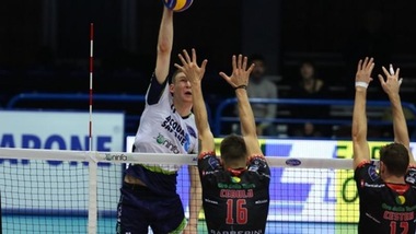 Volley: Superlega, il tedesco Hirsch è l'MVP di gennaio