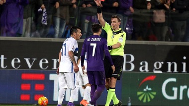 Serie A Fiorentina, Zarate sulla squalifica: «Non ci posso credere»