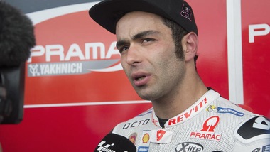 MotoGp, Petrucci: «Brutto incidente, spero di esserci in Qatar»
