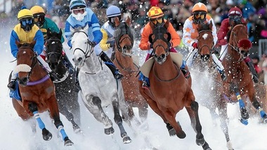Ippica, ecco il GP sulla neve a Sankt Moritz