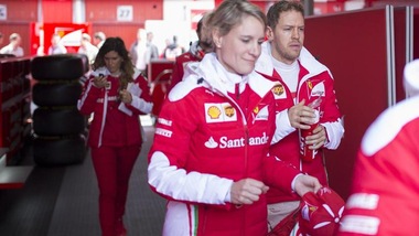 F1 Ferrari, Vettel: «Macchina ok, si comporta come vorrei»