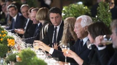 Milano Fashion Week, Matteo Renzi e Lapo Elkann: insieme per il Made in Italy