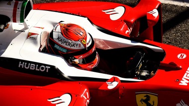 F1 Ferrari, Raikkonen: «Pressione alta, pronto a lottare»