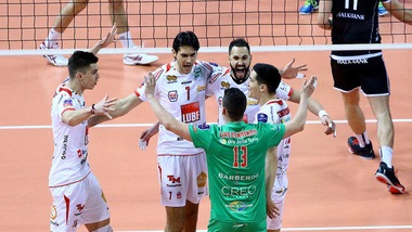 Lube vola in Final Four.  In semifinale derby con Trento