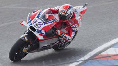 MotoGp, Gp d'Argentina: Dovizioso primo nelle FP1