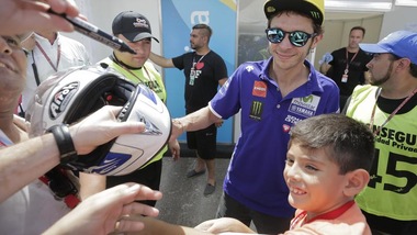 MotoGp Argentina, Rossi: «Condizioni difficili per tutti»