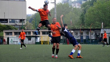 Prima C - Dieci i punti di distacco tra Via Dell'Acciaio e Sampierdarenese