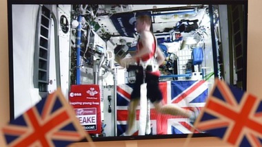 La maratona di Londra? Lui l'ha corsa nello spazio!