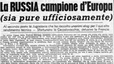 Verso gli Europei: il 1960 senza l'Italia