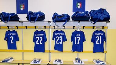 Euro 2016, Italia-Finlandia: lo spogliatoio degli azzurri
