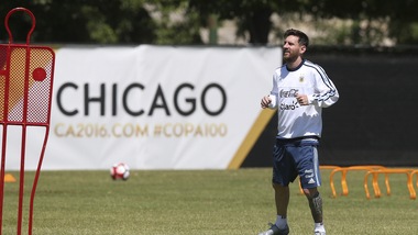 Coppa America, Messi si allena con l'Argentina