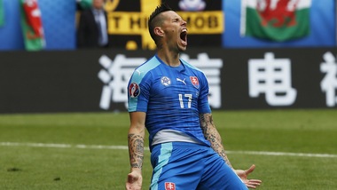 Galles-Slovacchia: l'esordio amaro di Hamsik a Euro 2016