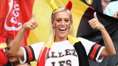 Euro 2016, Belgio-Italia, lo spettacolo è anche sugli spalti!