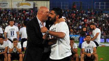 Pisa, Gattuso 'sfida' Livorno e va a salutare Allegri