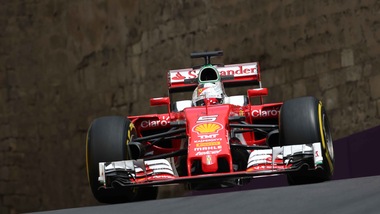 F1 Ferrari, Vettel: «A Baku giornata non del tutto storta»