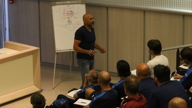 Roma, Spalletti a Coverciano: docente per un giorno