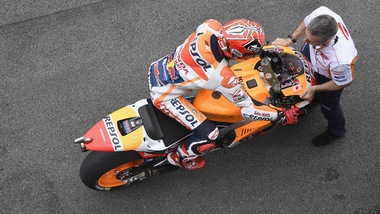 MotoGp, Assen: ultime libere a Marquez, Rossi 2°