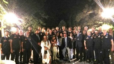 Volley: La nazionale italiana ricevuta dall'Ambasciatore a Teheran