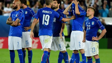 Italia ko ai rigori, la delusione azzurra in campo