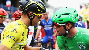 Tour de France, a Cavendish la sesta tappa, Van Avermaert resta in giallo